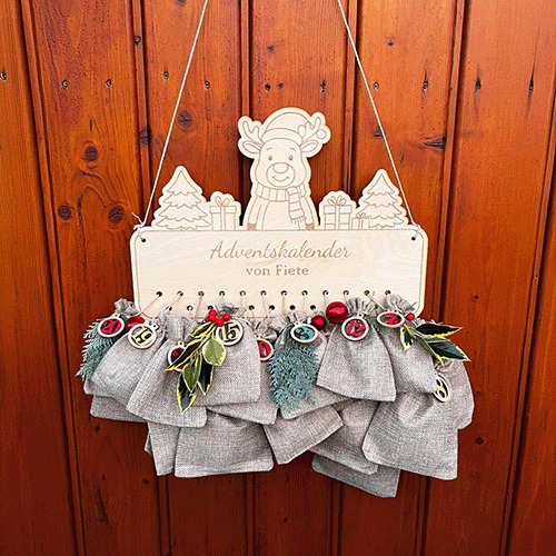 Adventskalender mit Namen