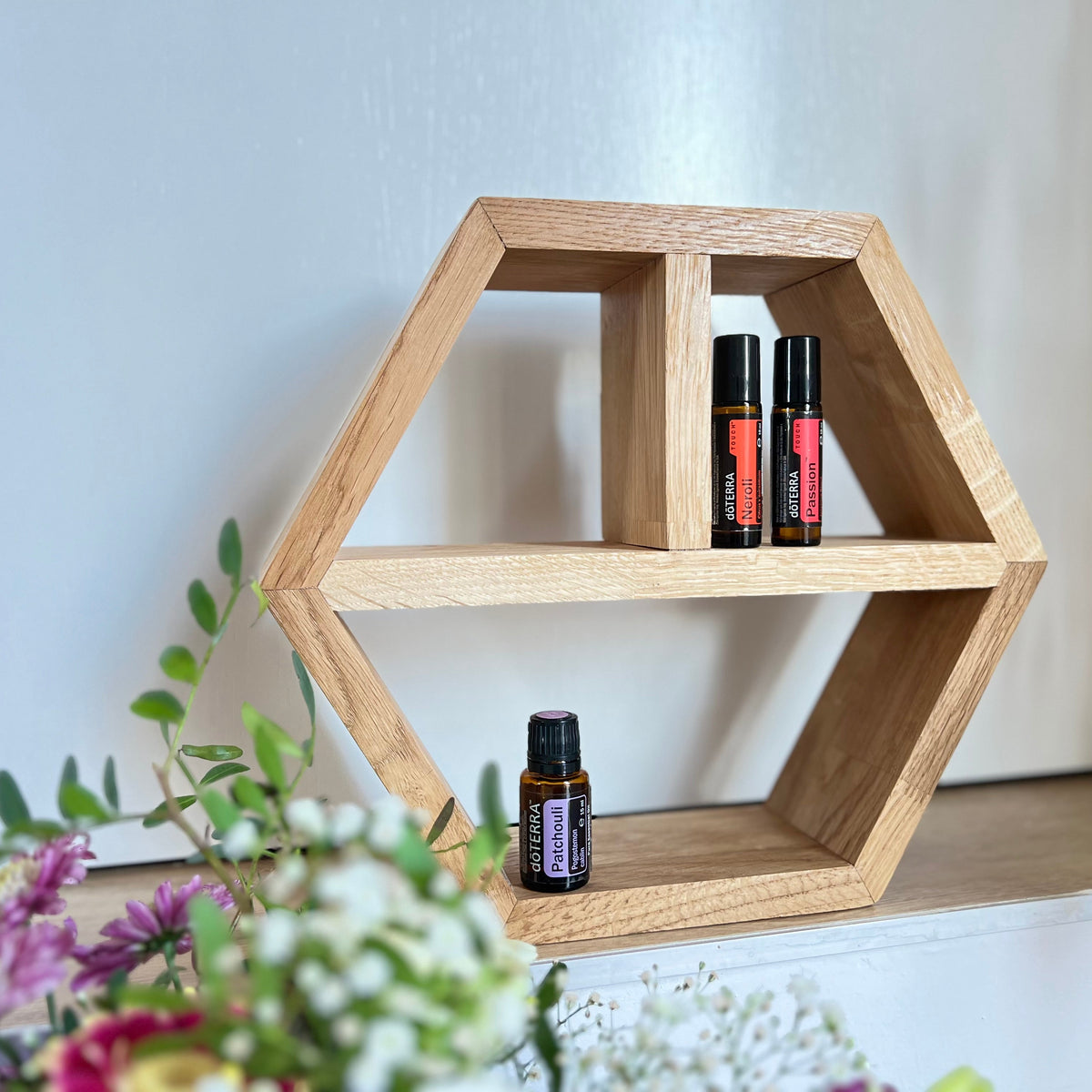 Hexagon Regal für Öle