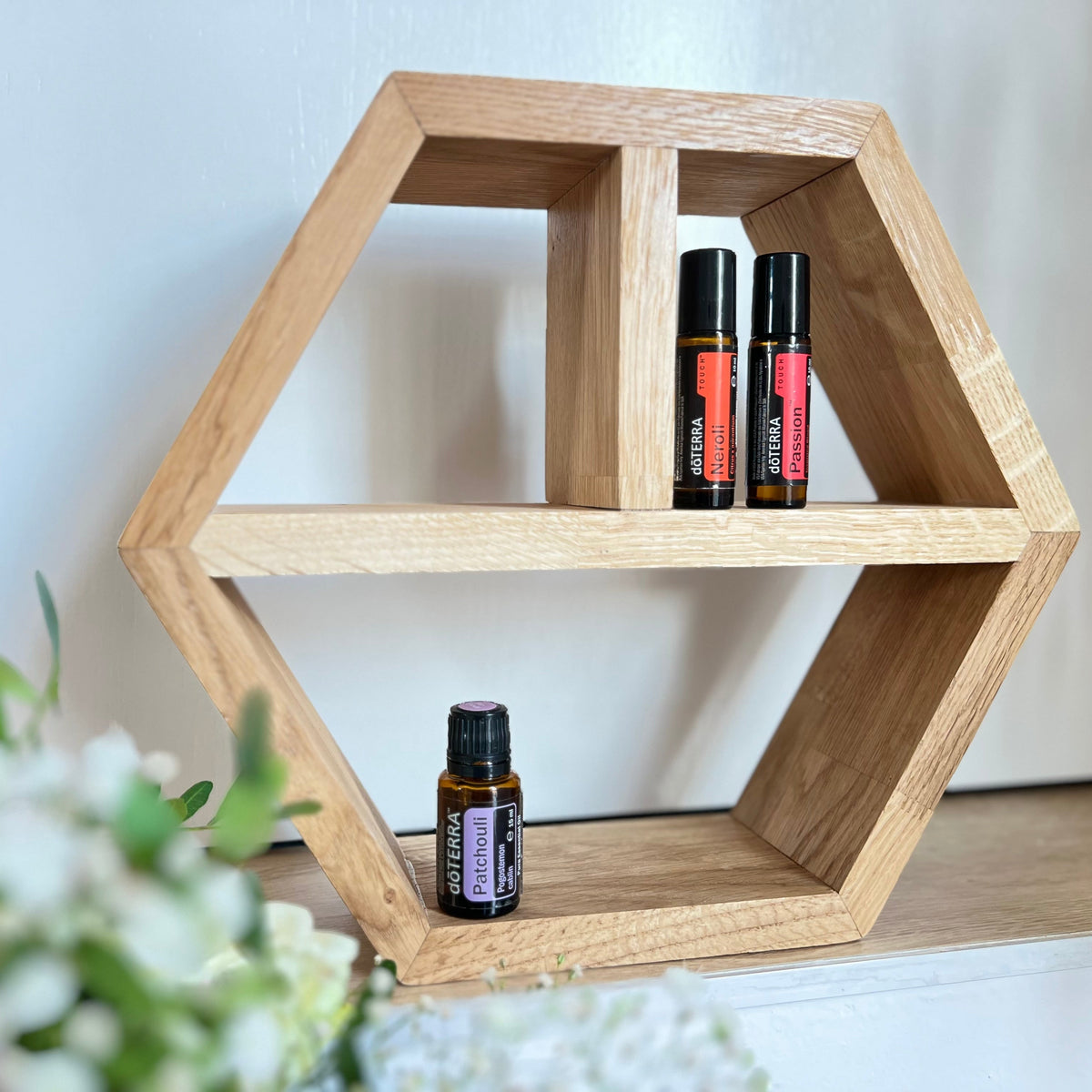 Hexagon Regal für Öle