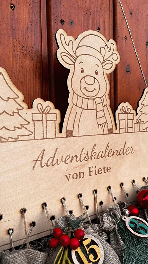 Adventskalender mit Namen